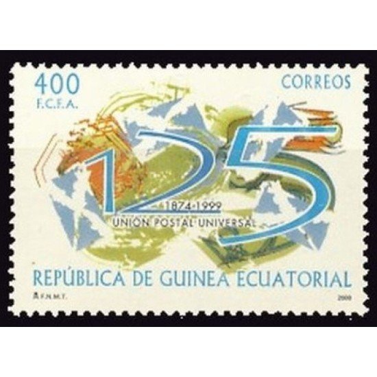 Guinea Ecuatorial 275 2001 125º Aniversario de la Unión Postal Universal MNH