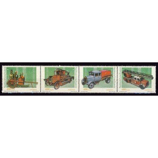 Guinea Ecuatorial 280/83 2001 Vehículos de bomberos MNH Guinea Ecuatorial 280/83 2001 Vehículos de bomberos MNH