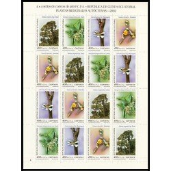 Guinea Ecuatorial 292/95 2003 Minihojita Plantas medicinales MNH