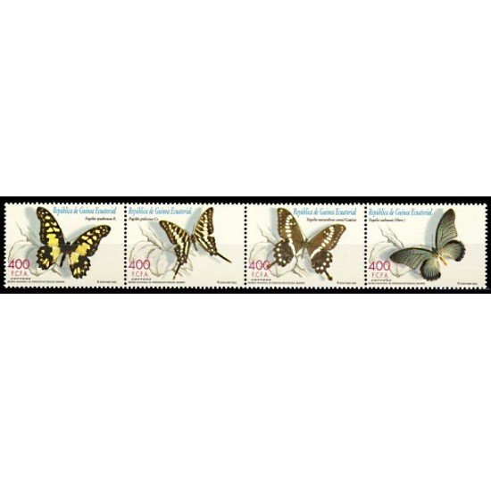 Guinea Ecuatorial 296/99 2003 Fauna Mariposas de África MNH