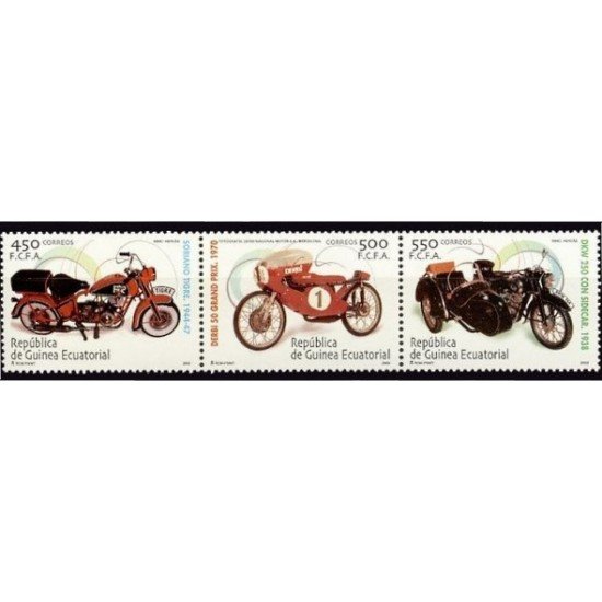 Guinea Ecuatorial 326/28 2004 Motocicletas MNH Guinea Ecuatorial 326/28 2004 Motocicletas MNH
