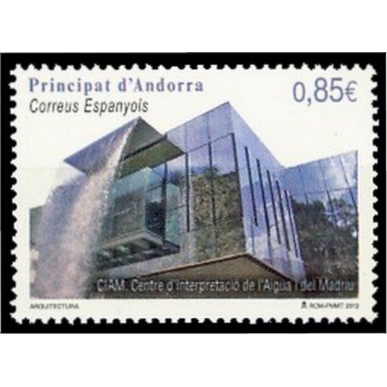 Andorra Española 394 2012 Arquitectura Centro de interpretación del agua Madriu MNH 