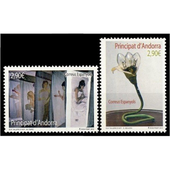 Andorra Española 396/97 2012 Los Talleres del Arte MNH Andorra Española 396/97 2012 Los Talleres del Arte MNH