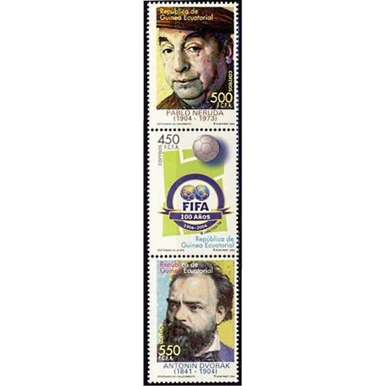 Guinea Ecuatorial 342/44 2005 Efemérides MNH Guinea Ecuatorial 342/44 2005 Efemérides MNH