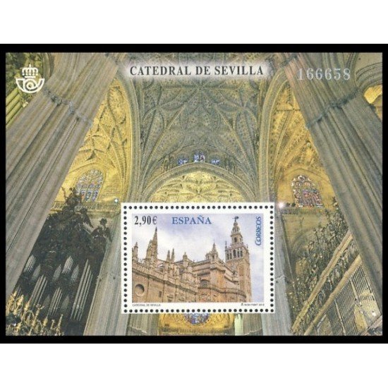España Spain 4719 2012 Catedrales Catedral de Sevilla La Giralda MNH España Spain 4719 2012 Catedrales Catedral de Sevilla La Giralda MNH