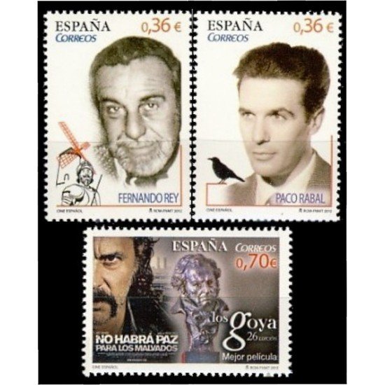 España Spain 4720/22 2012 Cine Español Fernando Rey Paco Rabal Actores MNH España Spain 4720/22 2012 Cine Español Fernando Rey Paco Rabal Actores MNH