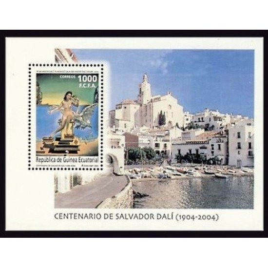 Guinea Ecuatorial 356 2005 Centenario del Nacimiento de Salvador Dalí HB Guinea Ecuatorial 356 2005 Centenario del Nacimiento de Salvador Dalí HB