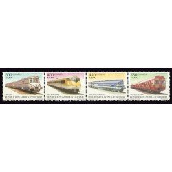 Guinea Ecuatorial 360/63 2005 Trenes MNH