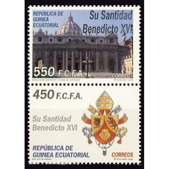 Guinea Ecuatorial 368/69 2006 Benedicto XVI MNH Guinea Ecuatorial 368/69 2006 Benedicto XVI MNH