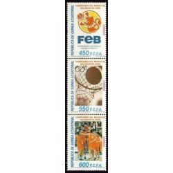 Guinea Ecuatorial 378/80 2006 Campeones del Mundo de Baloncesto MNH