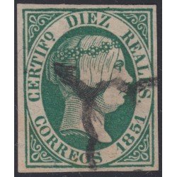 España Spain Variedad 11a 1851 Edifil Especializado Isabel II