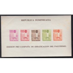 Rep. Dominicana HB 25 1962 Erradicación del Paludismo MNH