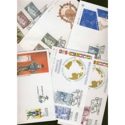 ESPAÑA AÑO 1996 COMPLETO EN SOBRES DE PRIMER DIA SPD