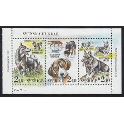 Suecia Sweden 1551/53 1989 Fauna Razas de perros MNH Suecia Sweden 1551/53 1989 Fauna Razas de perros MNH