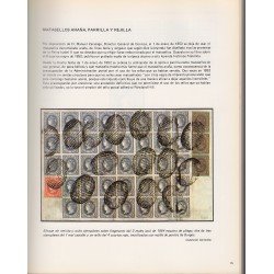 ESPAÑA ESTUDIO MATASELLOS Y MARCAS del sello de 4 CUARTOS A. Laiz ESPAÑA ESTUDIO MATASELLOS Y MARCAS del sello de 4 CUARTOS A. Laiz