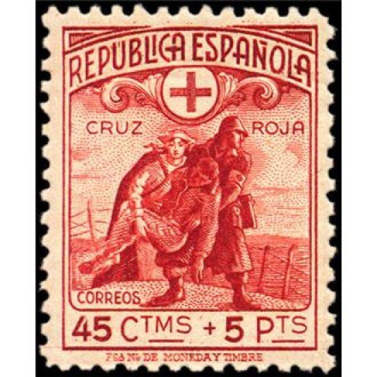 España Spain 767 1938 Cruz Roja Red Cross MNH