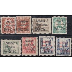 España Spai Canarias 23/30 1937 - 1940 Cifras, Cid e Isabel MH España Spai Canarias 23/30 1937 - 1940 Cifras, Cid e Isabel MH