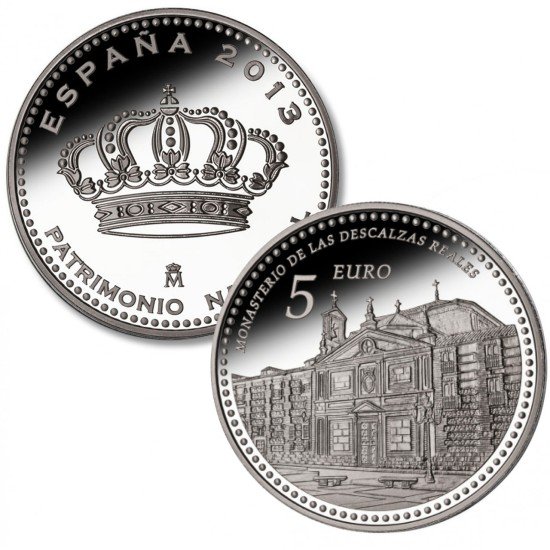 España Spain 2013 5 euros Monasterio de las Descalzas Reales Plata Ag España Spain 2013 5 euros Monasterio de las Descalzas Reales Plata Ag