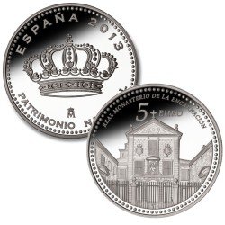 España Spain 2013 5 euros Real Monasterio de la Encarnación Plata Ag