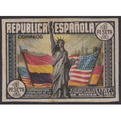 España Spain 763s 1938 Aniversario Constitución EEUU MH