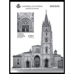 España Spain Prueba de lujo 109 2012 Catedral de Oviedo 