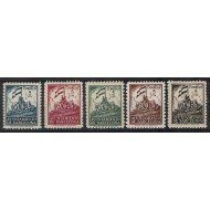 Barcelona 24/28 1940 - 1941 Frontispicio del Ayuntamiento MNH 