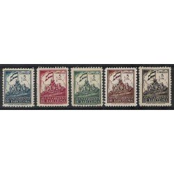 Barcelona 24/28 1940 - 1941 Frontispicio del Ayuntamiento MNH 
