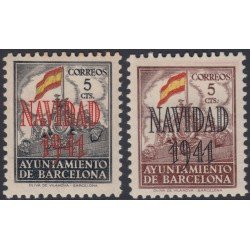 Barcelona SH 31/32 Navidad 1941 MNH Barcelona SH 31/32 Navidad 1941 MNH