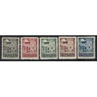 Barcelona 42/46 1943 Casa Padellas MNH Barcelona 42/46 1943 Casa Padellas MNH