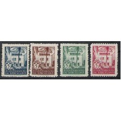 Barcelona 65/68 1945 Casa del Arcediano MNH Barcelona 65/68 1945 Casa del Arcediano MNH