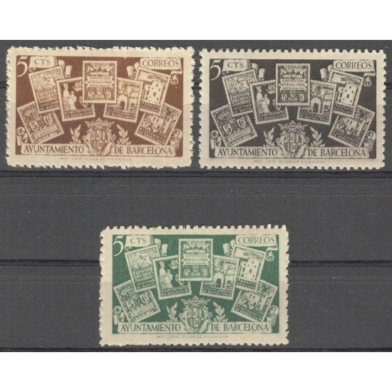 Barcelona 69/71 1945 Sellos   Ayuntamiento MNH 