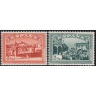 España Spain SH 836/37 1937 Alzamiento Nacional MNH