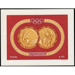 Rumanía HB 51 1961 Medalllas Olímpicas Olympic medals JJOO Sport Deportes  NH 