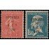 France Francia 264/65 1930 Reunión de la Oficina Internacional de Trabajo MNH