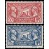France Francia  244/45 1927 Legion Americaine MNH