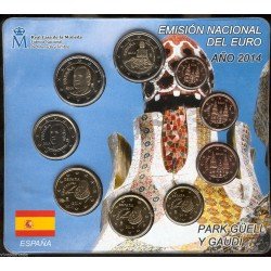 España Spain 2014 Oficial Euros + 2€ Conmemorativos Park Güell Gaudí FNMT España Spain 2014 Oficial Euros + 2€ Conmemorativos Park Güell Gaudí FNMT