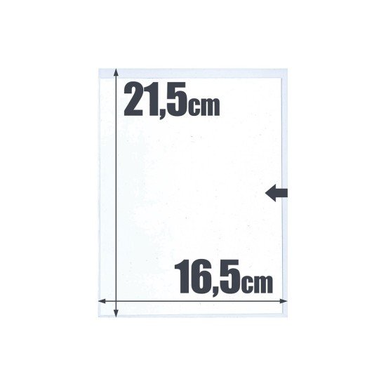 500 bolsas de cristal  21.5 x 16,5 Safi 010540