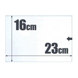 500 bolsas de cristal  16 x 23  Safi 010543