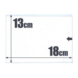 500 bolsas de cristal  13 x 18  Safi 010555