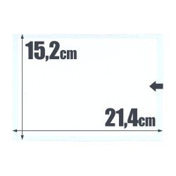 500 bolsas de cristal  15,3 x 21,4  Ficha 67056 Safi 010557