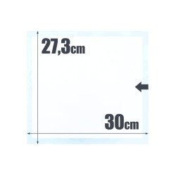 Bolsa de cristal  27,3 x 30  Safi 1 bolsa 010505