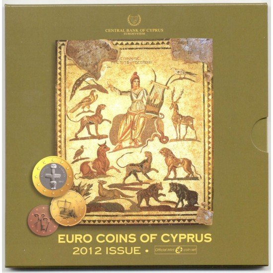 Monedas Euros Chipre Cartera 2012 Monedas Euros Chipre Cartera 2012