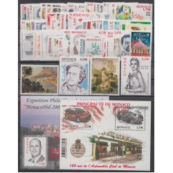 Mónaco Monaco Mónaco Año Completo 2009 MNH