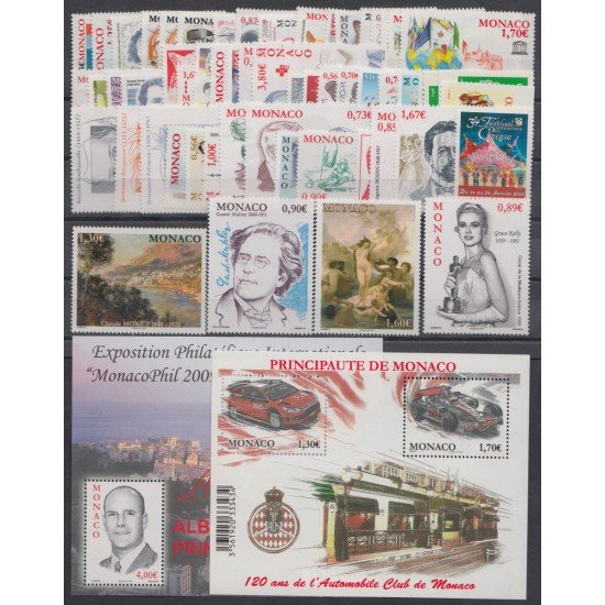 Mónaco Monaco Mónaco Año Completo 2009 MNH