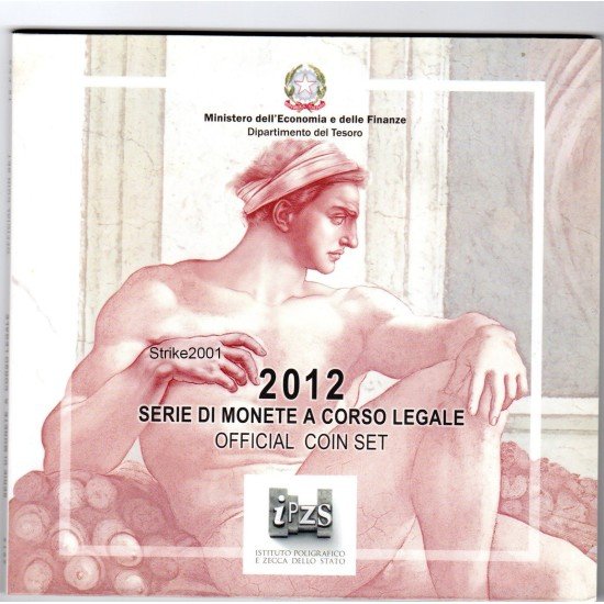 Monedas Euros Italia Cartera 2012 (+ moneda 5 € plata) Monedas Euros Italia Cartera 2012 (+ moneda 5 € plata)
