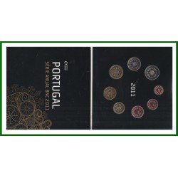 Portugal 2011 Cartera Oficial Monedas € euro Set Funda de cartón con algún desperfecto OFERTA 