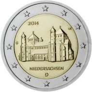 Alemania 2014 2 € euros conmemorativos Baja Sajonia ( 5 monedas ) Alemania 2014 2 € euros conmemorativos Baja Sajonia ( 5 monedas )