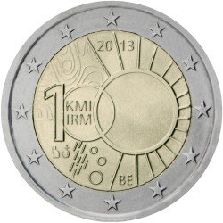 Bélgica 2013 2 € euros conmemorativos  100º Av Institut Royal Météorologique