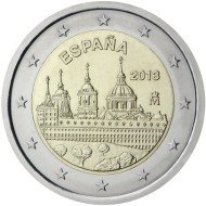 España 2013 2 € euros conmemorativos UNESCO Monasterio del Escorial España 2013 2 € euros conmemorativos UNESCO Monasterio del Escorial