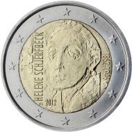 Finlandia 2012 2 € euros conmemorativos 150 Av Helene Schjerfbeck Finlandia 2012 2 € euros conmemorativos 150 Av Helene Schjerfbeck